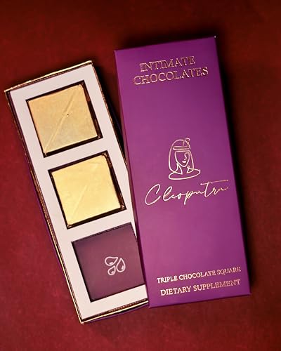 Cleopatra Chocolate For Couples Uplifting Mood, Vitality, More Desire & Enjoyment Best Gift Set Ideal For Men & Women, Vegetarian And Gluten-Free 60g (Pack of 1)|B0DJBQC3ZY