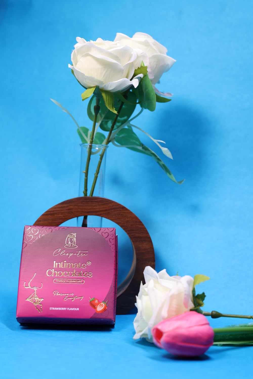 Cleopatra Dark Chocolates for Couples | Boost Mood, Vitality & Desire | Honeymoon, Gift for Girlfriend, Boyfriend, Men & Women | Milk, Fruit & Nut, Strawberry Combo Pack