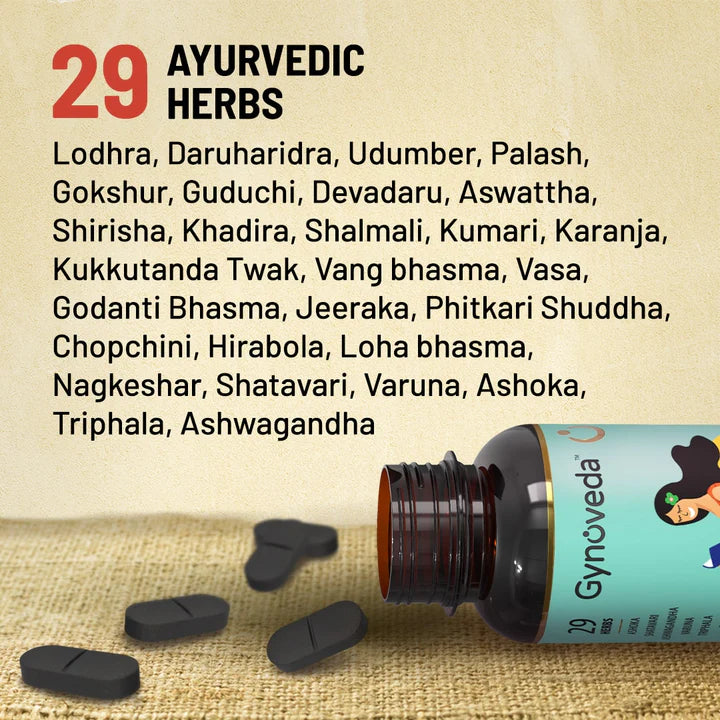 White Discharge, Itching Ayurvedic Tablets