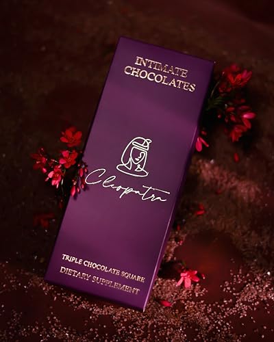 Cleopatra Chocolate For Uplifting Mood, Vitality, More Desire & Enjoyment Best Gift Set Ideal For Men & Women, 60g With 1 Handcuffs (Hathkadi) & 2 Dice|B0DC6QK43K