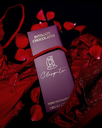 Cleopatra Chocolate For Uplifting Mood, Vitality, More Desire & Enjoyment Best Gift Set Ideal For Men & Women, 60g With 1 Handcuffs (Hathkadi) & 2 Dice|B0DC6QK43K