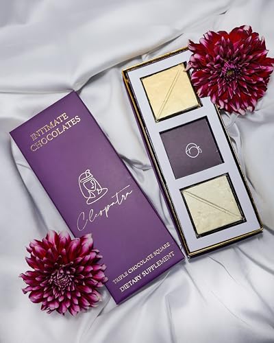 Cleopatra Dark Chocolate for Men & Women I Chocolate Gift Box for Husband & wife I Valentine Gift Set for Boyfriend & Girlfriend I Best Gift Set for Birthday, Anniversary for boy & Girl (Pack Of 1)|B0D9SBZ5JV