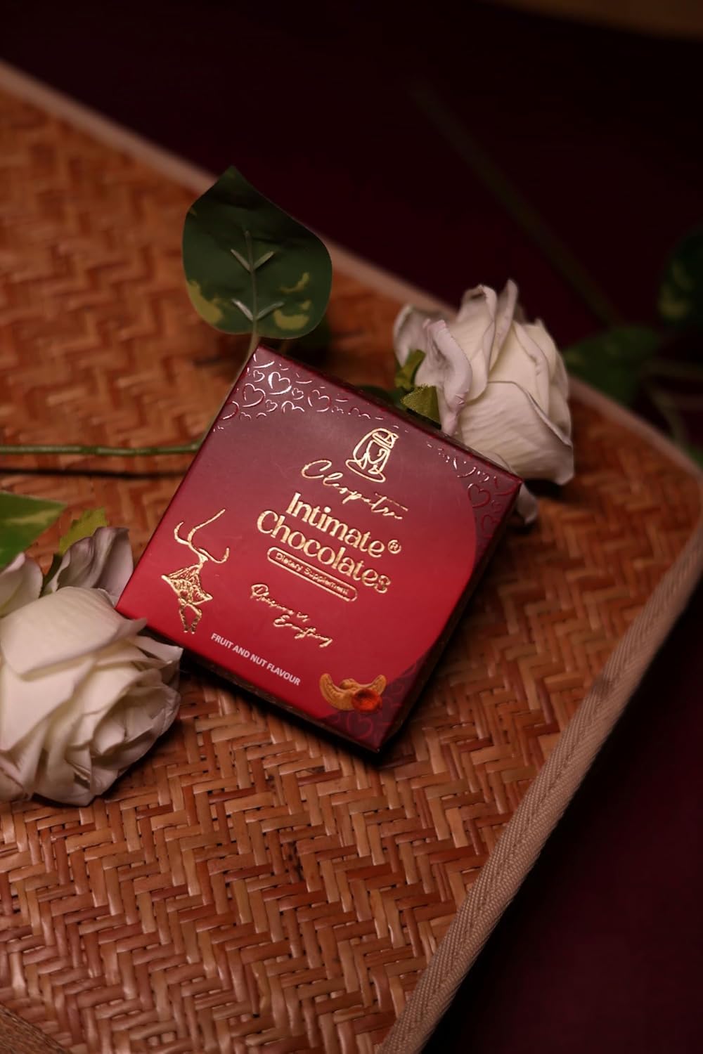 Dark Chocolate for Men & Women Couples Uplifting Mood Vitality More Desire & Enjoyment Milk Flavour Best Gift Set for Men's & Women's Couples (Pack Of 2, Fruit & Nut)