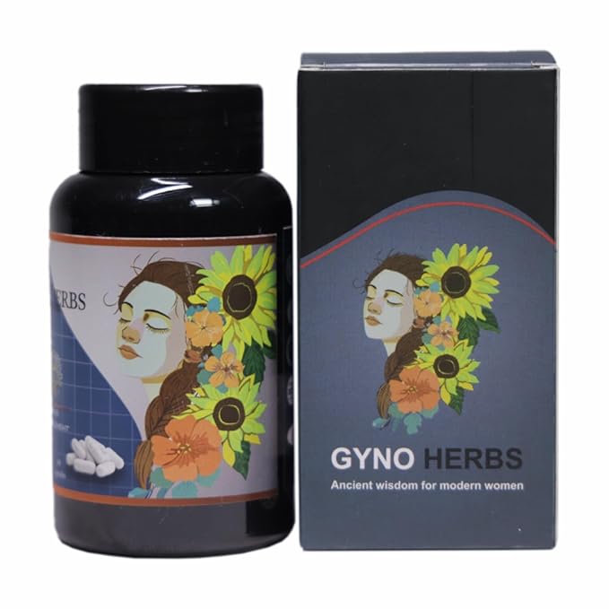 GYNO HERBS Ayurvedic Health Supplement for PCOD, PCOS | Helps in PCOD & Balances Hormones Women's Health Supplements, 60 Capsule