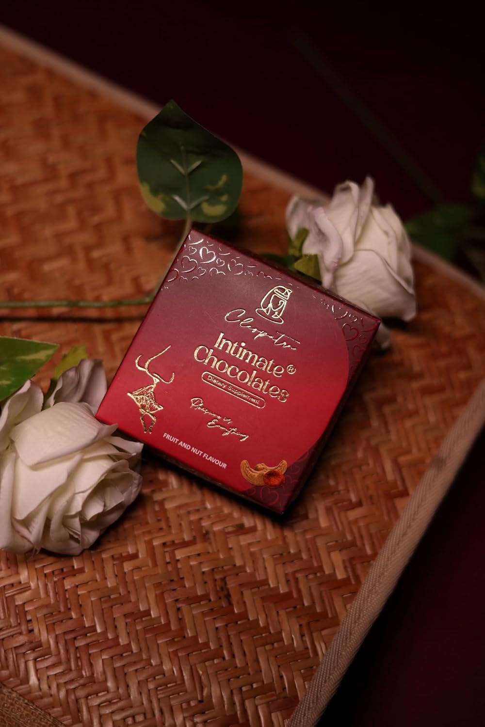 Dark Chocolate for Men & Women Couples Uplifting Mood Vitality More Desire & Enjoyment Milk Flavour Best Gift Set for Men's & Women's Couples (Pack Of 2, Fruit & Nut)