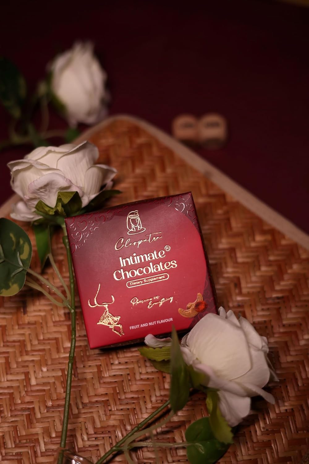 Dark Chocolate for Men & Women Couples Uplifting Mood Vitality More Desire & Enjoyment Milk Flavour Best Gift Set for Men's & Women's Couples (Pack Of 2, Fruit & Nut)