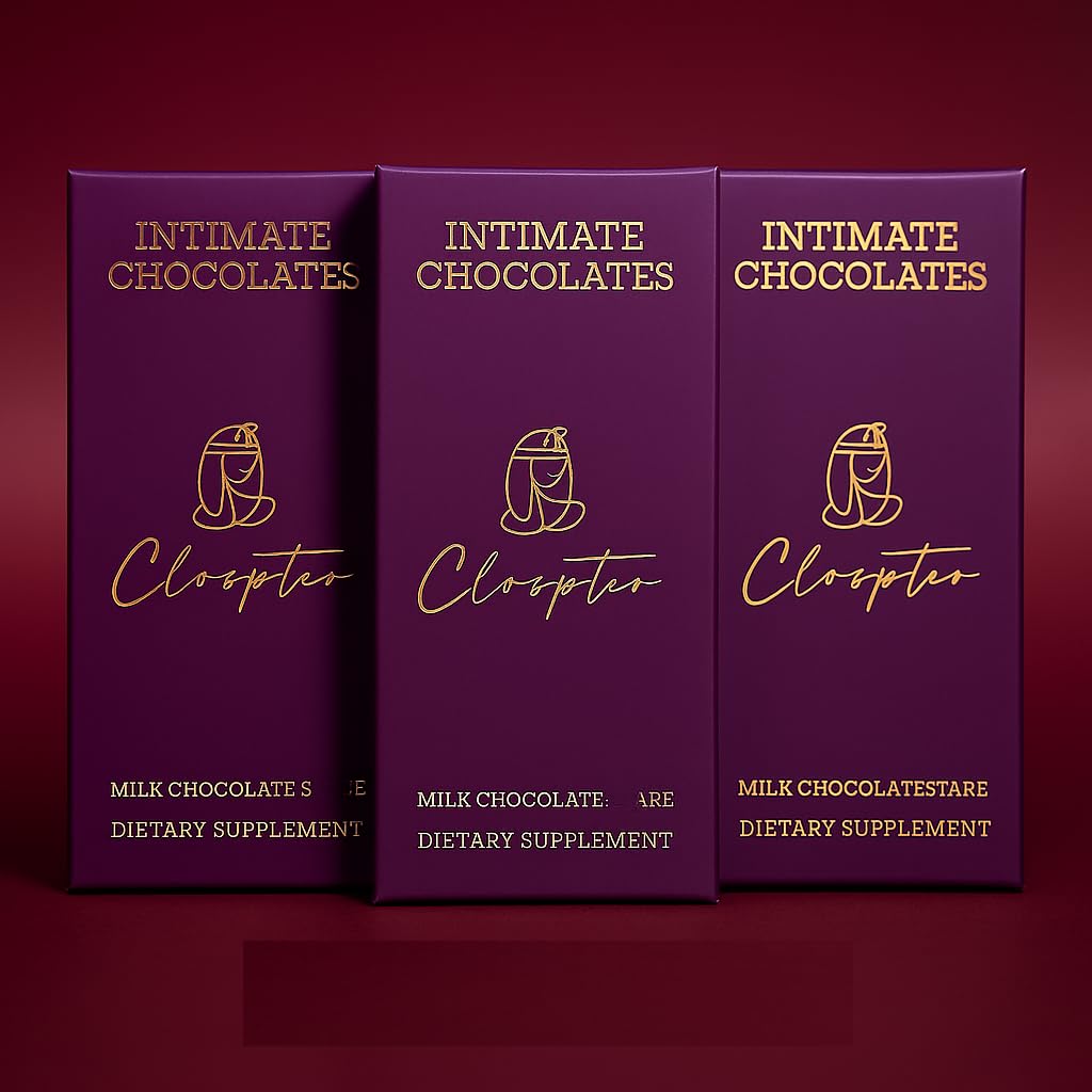 Cleopatra Dark Chocolate for Couples | Boost Mood, Vitality & Desire | Romantic Gift for Men & Women | Perfect for Honeymoon, Girlfriend, Boyfriend, Anniversary & Special Moments (Pack of 3, Milk Chocolate)