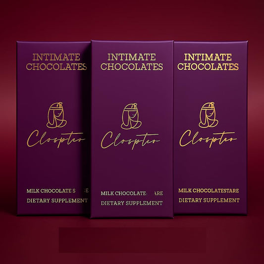 Cleopatra Dark Chocolate for Couples | Boost Mood, Vitality & Desire | Romantic Gift for Men & Women | Perfect for Honeymoon, Girlfriend, Boyfriend, Anniversary & Special Moments (Pack of 3, Milk Chocolate)