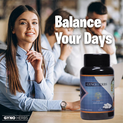 GYNO HERBS Ayurvedic Health Supplement for PCOD, PCOS | Helps in PCOD & Balances Hormones Women's Health Supplements, 60 Capsule