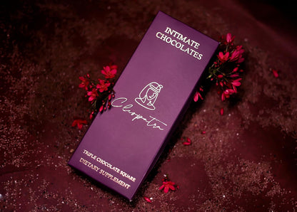 Cleopatra Dark Chocolate for Couples | Boost Mood, Vitality & Desire | Romantic Gift for Men & Women | Perfect for Honeymoon, Girlfriend, Boyfriend, Anniversary & Special Moments (Pack of 2, Milk Chocolate)